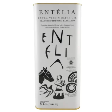extra virgin olive oil Entelia 5L Tin 4-Pack