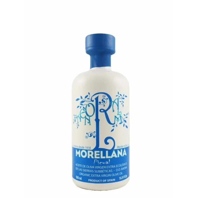 extra virgin olive oil Morellana Organic Picual DOP Baena 6-Pack