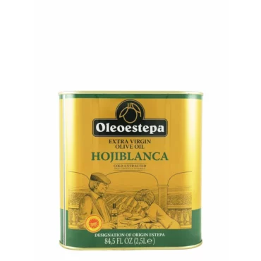 extra virgin olive oil Oleoestepa Hojiblanca 2.5L Tin 8-Pack