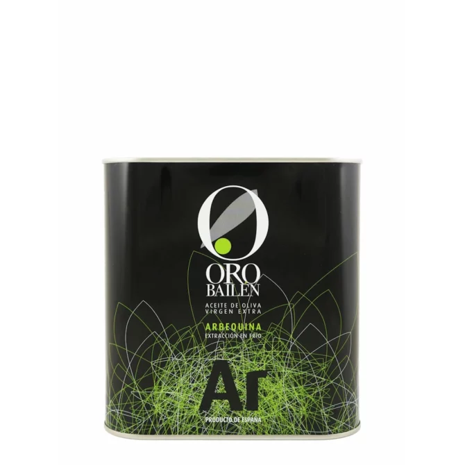 extra virgin olive oil Oro Bailen Reserva Familiar Arbequina 2.5L Tin 4-Pack