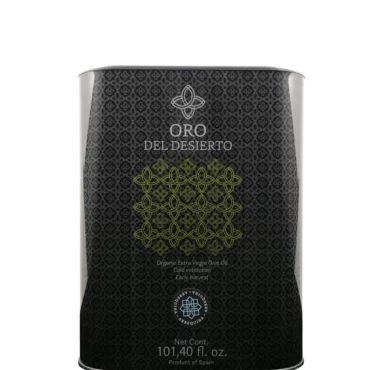 extra virgin olive oil Oro del Desierto Organic Arbequina 3L Tin 3-Pack