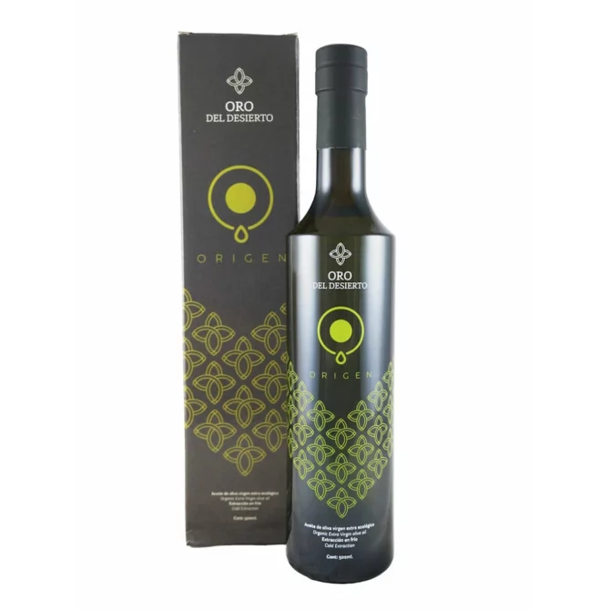 extra virgin olive oil Oro del Desierto Organic Origen Limited Edition 6-Pack