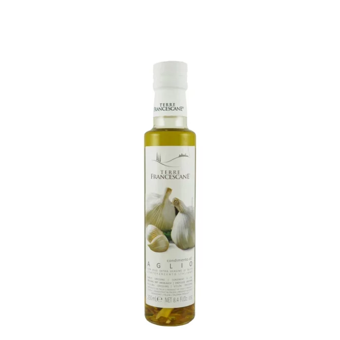 extra virgin olive oil Terre Francescane Garlic 6-Pack