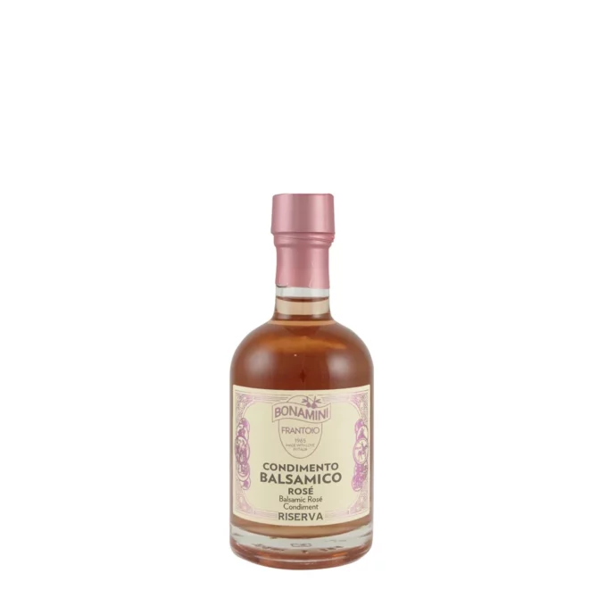 extra virgin olive oil Bonamini Riserva Rose Balsamic Condiment 6-Pack