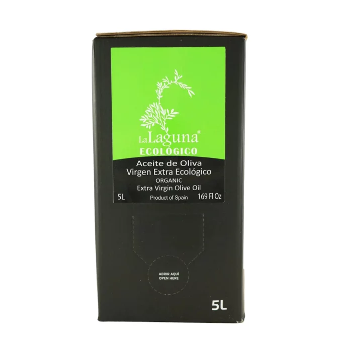 extra virgin olive oil La Laguna Organic 5L Bag in Box 2-Pack