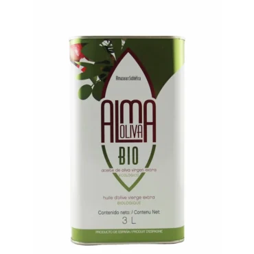 extra virgin olive oil Almaoliva Bio 3L Tin 4-Pack