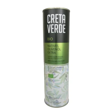extra virgin olive oil Creta Verde Organic 1L Tin 12-Pack