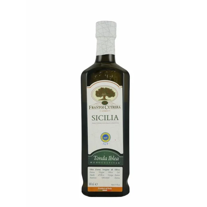 extra virgin olive oil Frantoi Cutrera Tonda Iblea IGP Sicilia 6-Pack