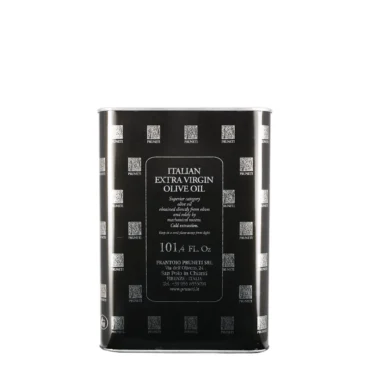 extra virgin olive oil Frantoio Pruneti Organic 3L Tin 6-Pack