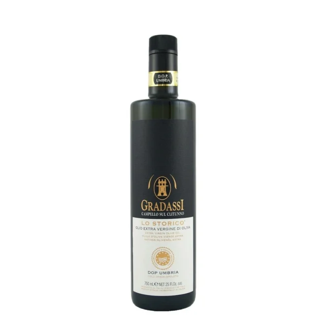extra virgin olive oil Gradassi Lo Storico DOP Assisi Spoleto 750ML 6-Pack