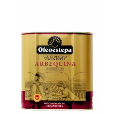 extra virgin olive oil Oleoestepa Arbequina 2.5L Tin 8-Pack