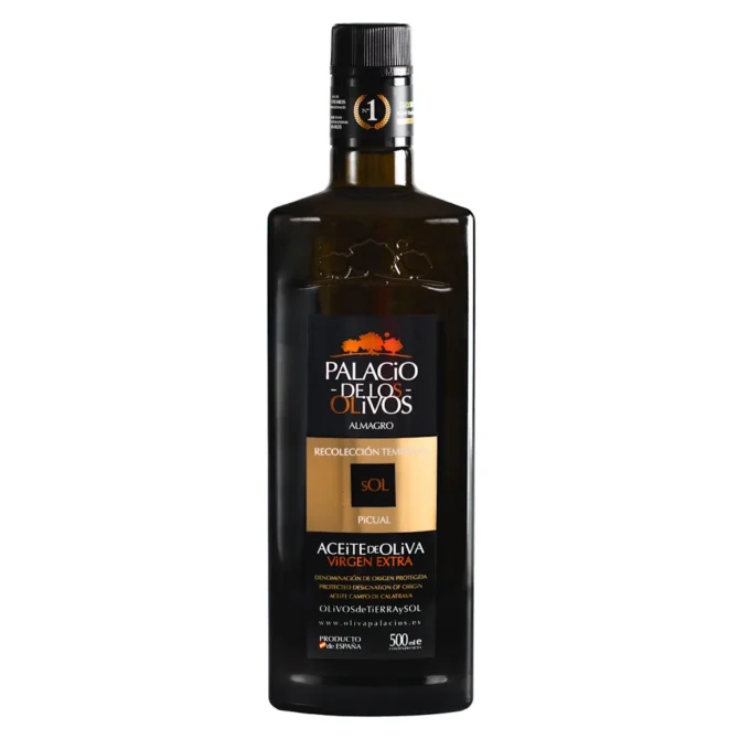 extra virgin olive oil Palacio de los Olivos Picual DOP Aceite Campo De Calatrava 6-Pack