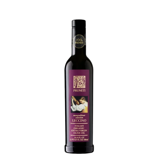 extra virgin olive oil Pruneti Leccino Biologico 6-Pack