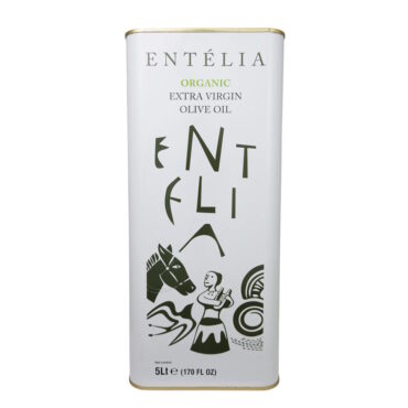 extra virgin olive oil Entelia Organic 5L Tin 4-Pack