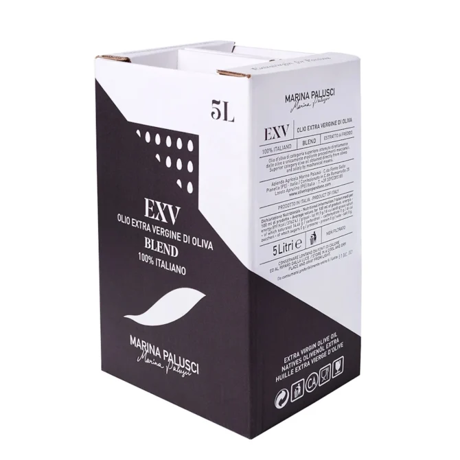 extra virgin olive oil Marina Palusci L'Extravergine 5L Bag-in-Box 4-Pack