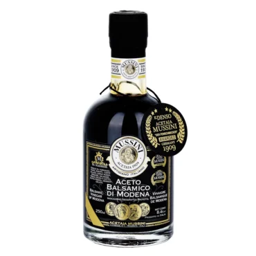 Mussini PGI Balsamic Vinegar of Modena 4 Gold Medals 6-Pack from Mussini