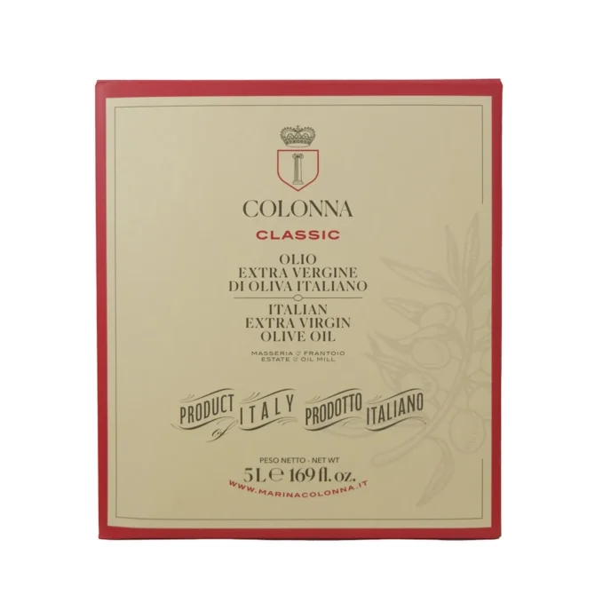 extra virgin olive oil Colonna Classic 5L Bag-in-Box 4-Pack