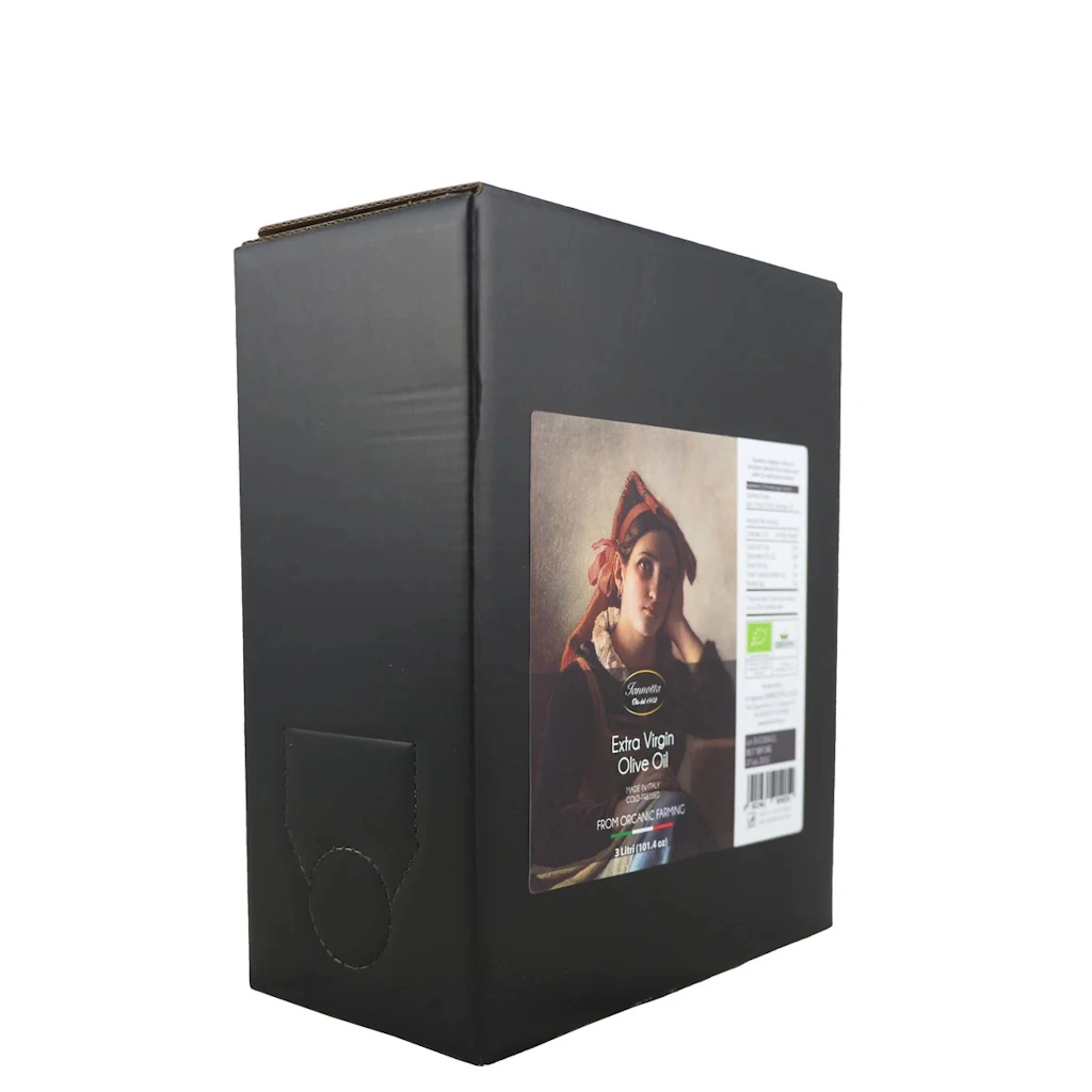 extra virgin olive oil Iannotta Organic 3L Bag-in-Box 6-Pack