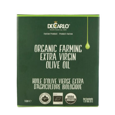 extra virgin olive oil De Carlo Il Biologico 5L Bag-in-Box 3-Pack
