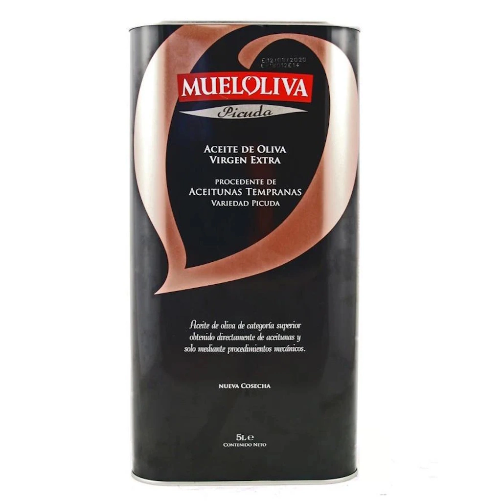extra virgin olive oil Mueloliva Picuda 5L Tin 3-Pack