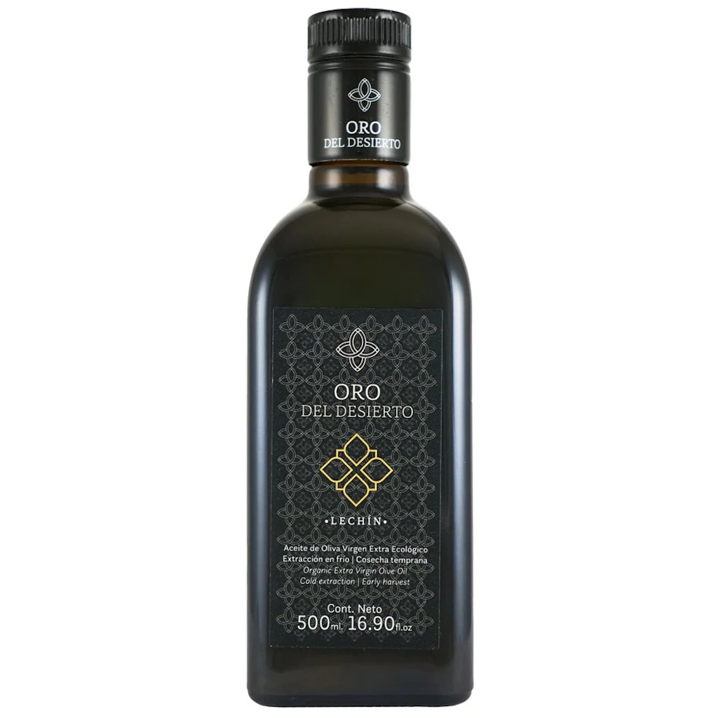 extra virgin olive oil Oro del Desierto Organic Lechin 12-Pack
