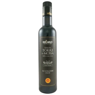 extra virgin olive oil De Carlo Tenuta Torre di Mossa DOP Terra di Bari 6-Pack