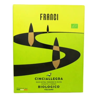 extra virgin olive oil Franci Bio Organic 3L Bag-in-Box 4-Pack
