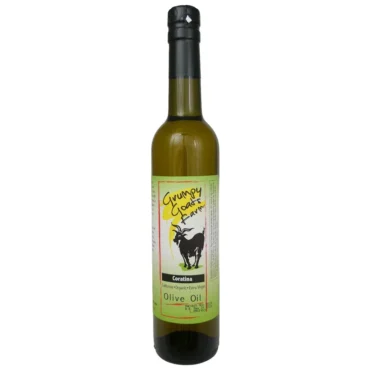 extra virgin olive oil Grumpy Goats Organic Coratina 12-Pack
