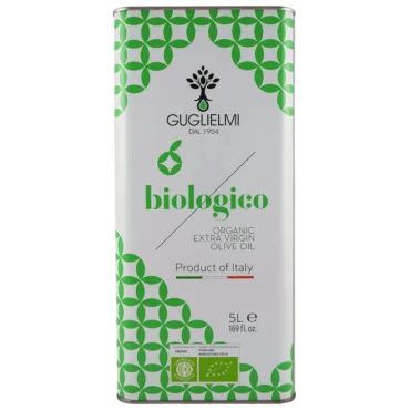 extra virgin olive oil Guglielmi Biologico 5L Tin 2-Pack