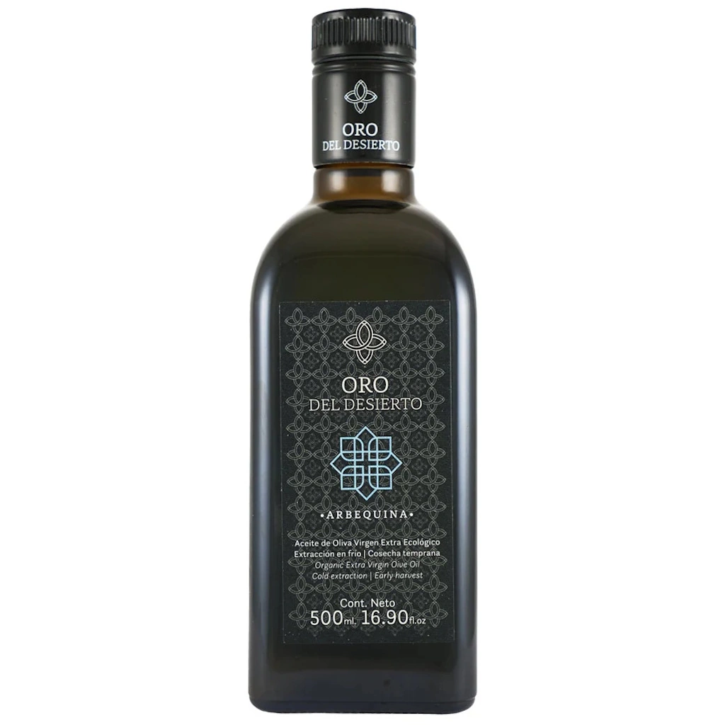 extra virgin olive oil Oro del Desierto Organic Arbequina 12-Pack