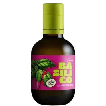 extra virgin olive oil Sabino Leone Basil 250ML 12-Pack