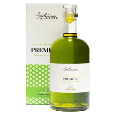 extra virgin olive oil Sabino Leone Première Novello w Gift Box 12-Pack